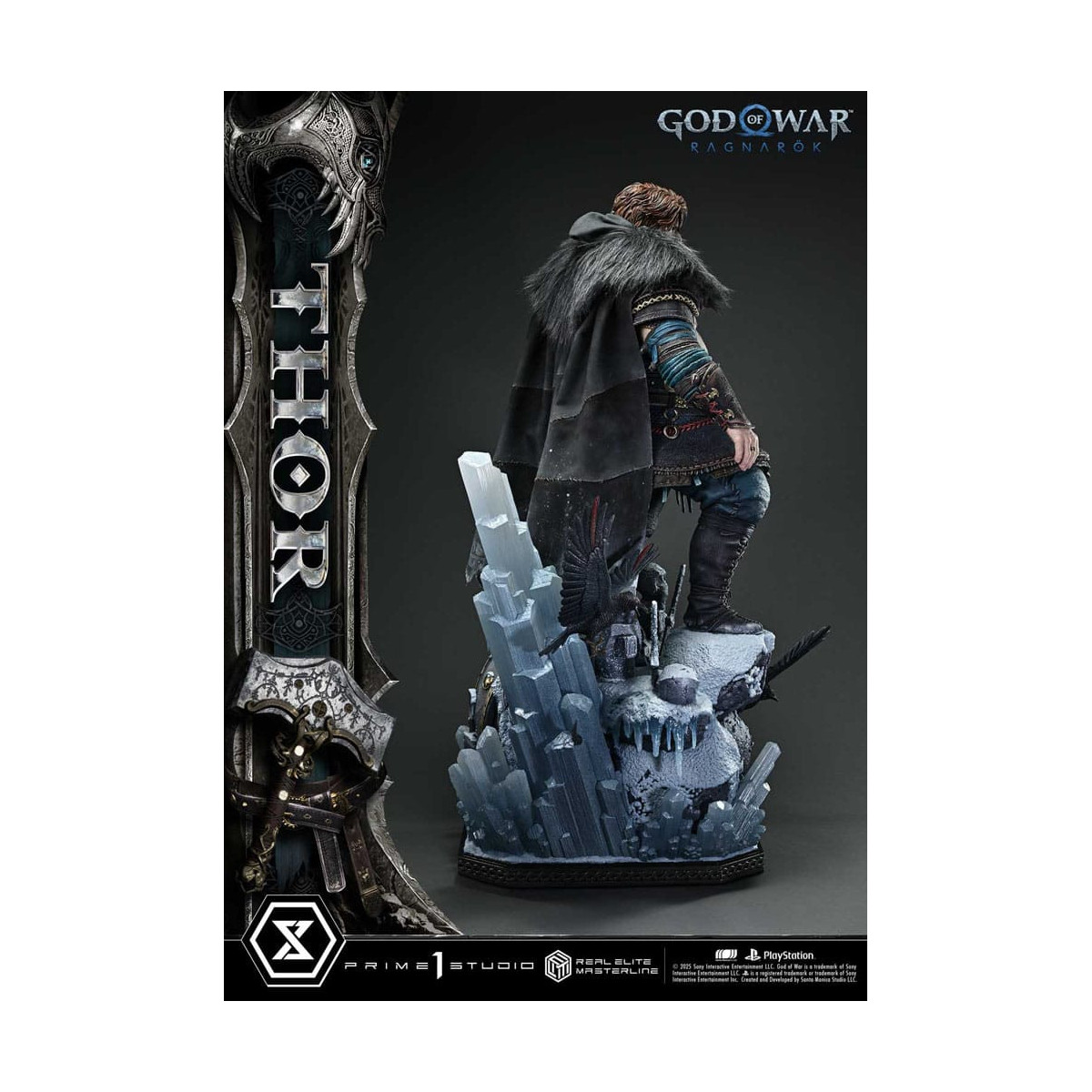 Prime 1 Studio - God of War: Ragnarok - Thor Deluxe Bonus Version - Real Elite Masterline Serie 1/3