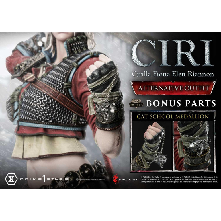 Prime 1 Studio - The Witcher 3: Wild Hunt - Ciri Fiona Elen Riannon Alternative Outfit DX Bonus Version Premium Masterline 1/4
