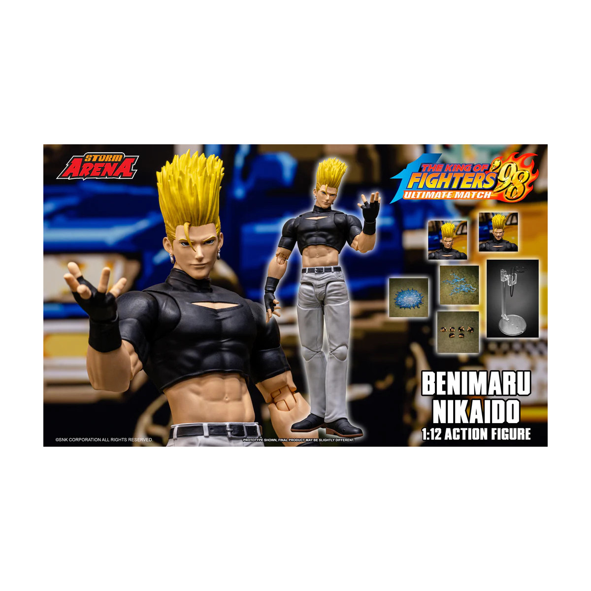Storm Collectibles - The King of Fighters'98 UM - Benimaru Nikaido (Heldenteam) Storm Arena 1/12