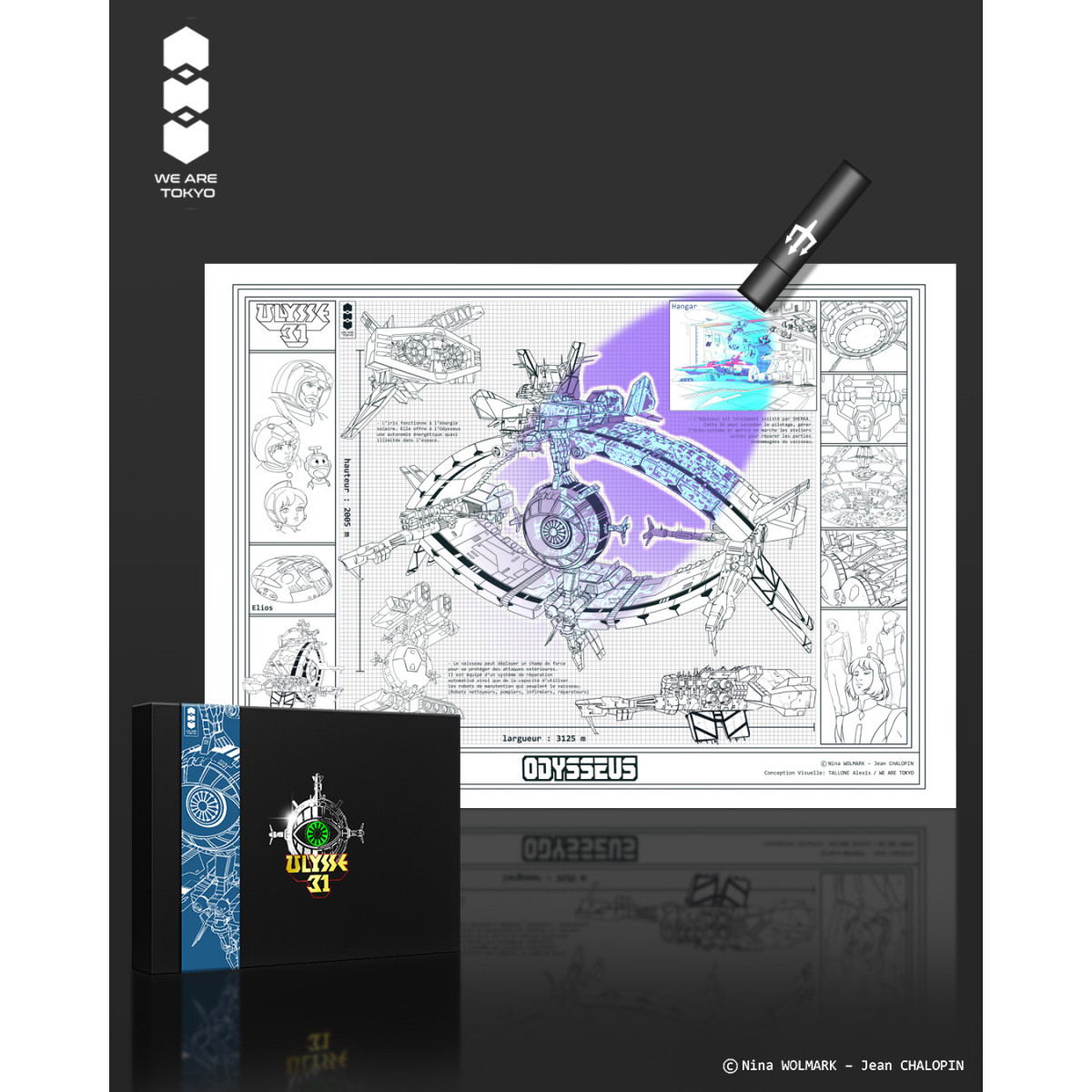 Ulysse 31 Uv Kunstdruck - Odysseus A4 - Wir sind Tokio