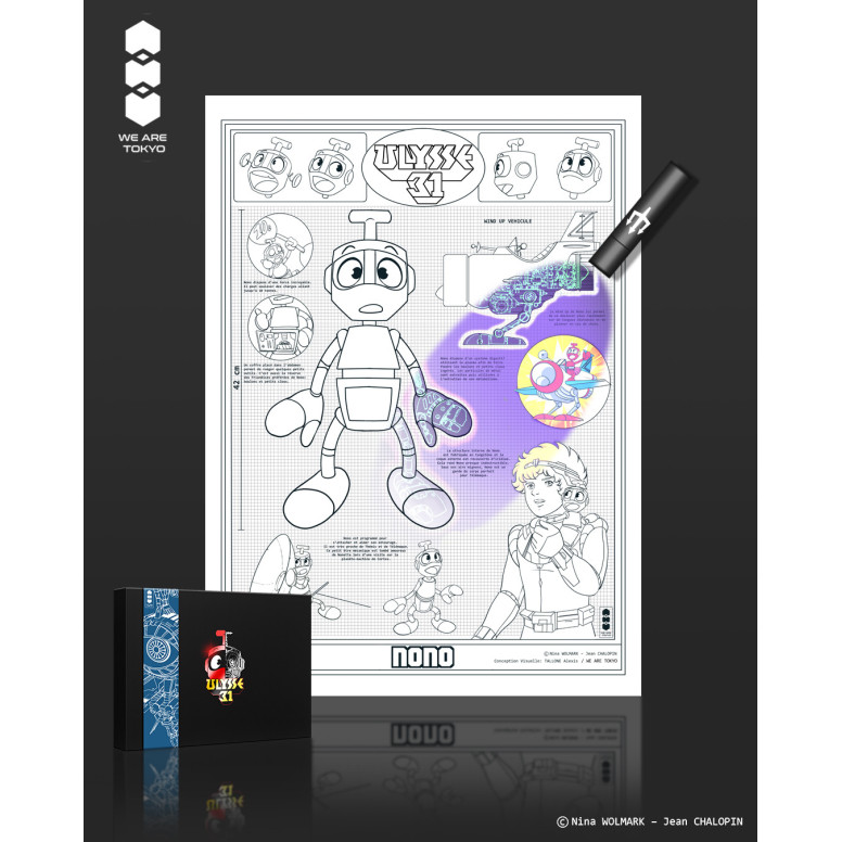 Ulysse 31 Uv Kunstdruck - Nono A4 - Wir sind Tokio