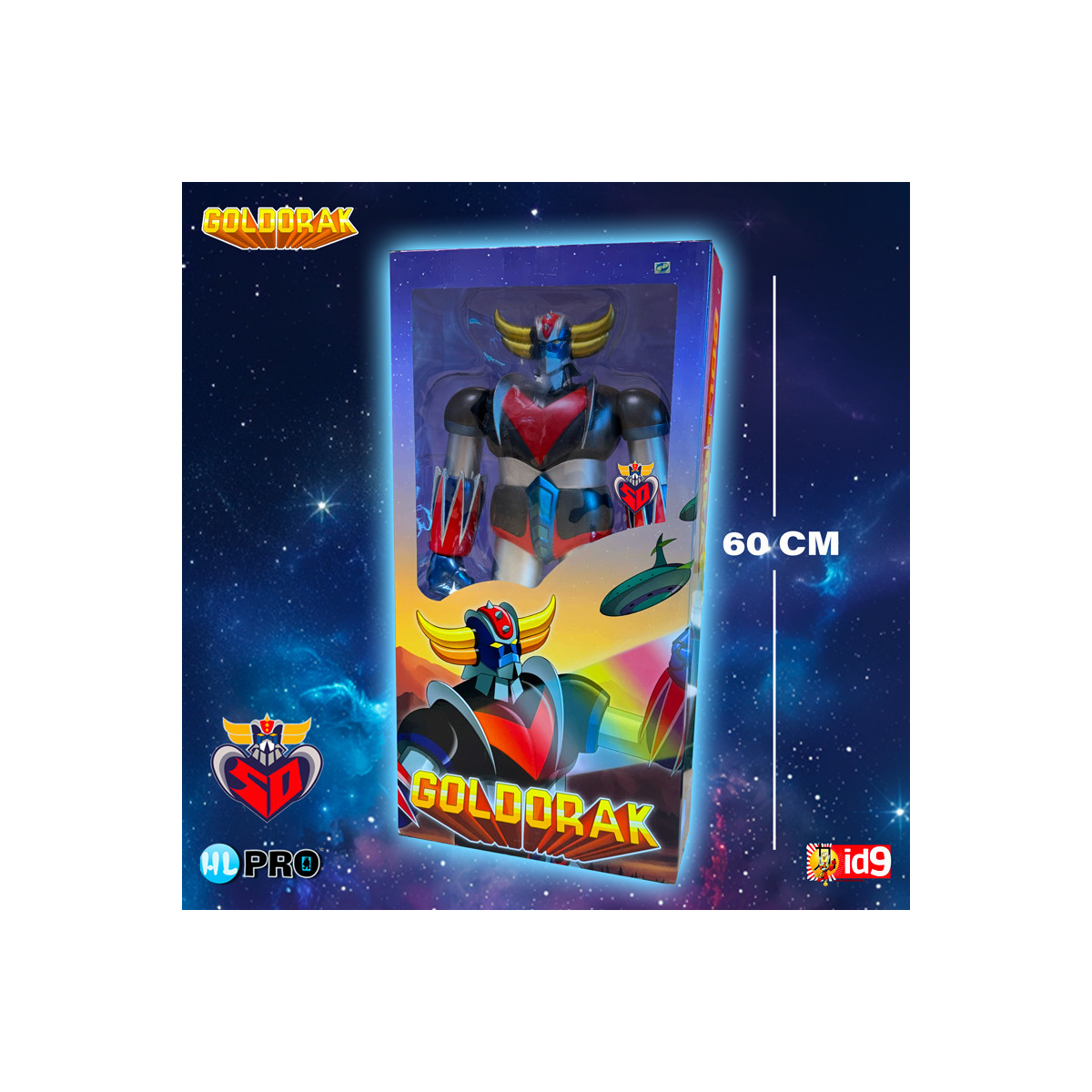 HL Pro - Grendizer Metallic Touch 50Th Anniv 60cm (Deutsches Logo)