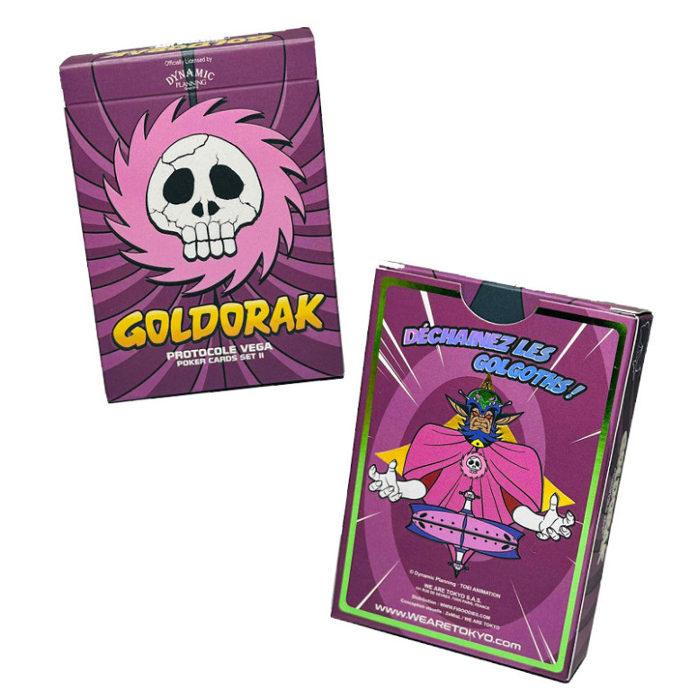 Goldorak - 54 Karten Poker Set - Vega Protocole Poker Karten Set II - Wir sind Tokyo