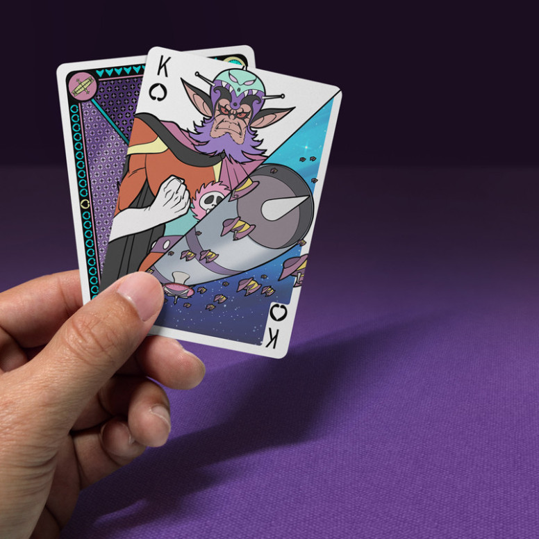 Goldorak - 54 Karten Poker Set - Vega Protocole Poker Karten Set II - Wir sind Tokyo