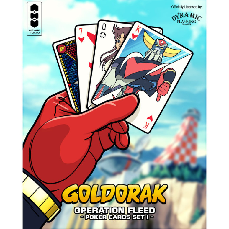 Goldorak - 54 Karten Poker Set - Operation Fleed Poker Karten Set I - Wir sind Tokyo