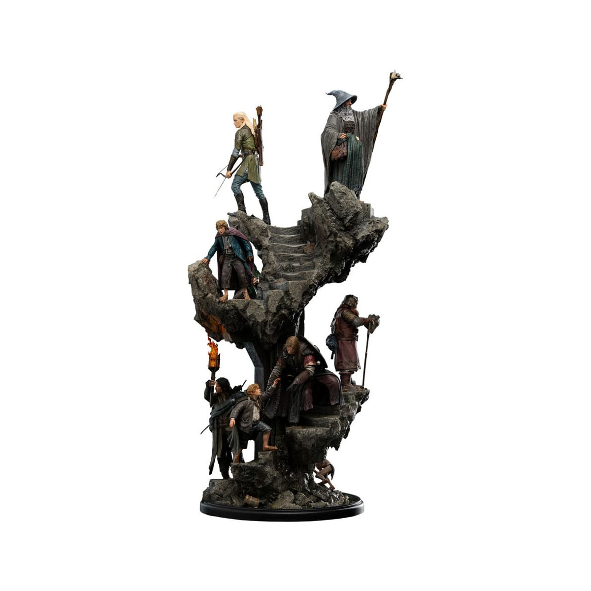 Der Herr der Ringe Statuette Masters Collection - Die Gemeinschaft des Ringes Limited Edition 1/6