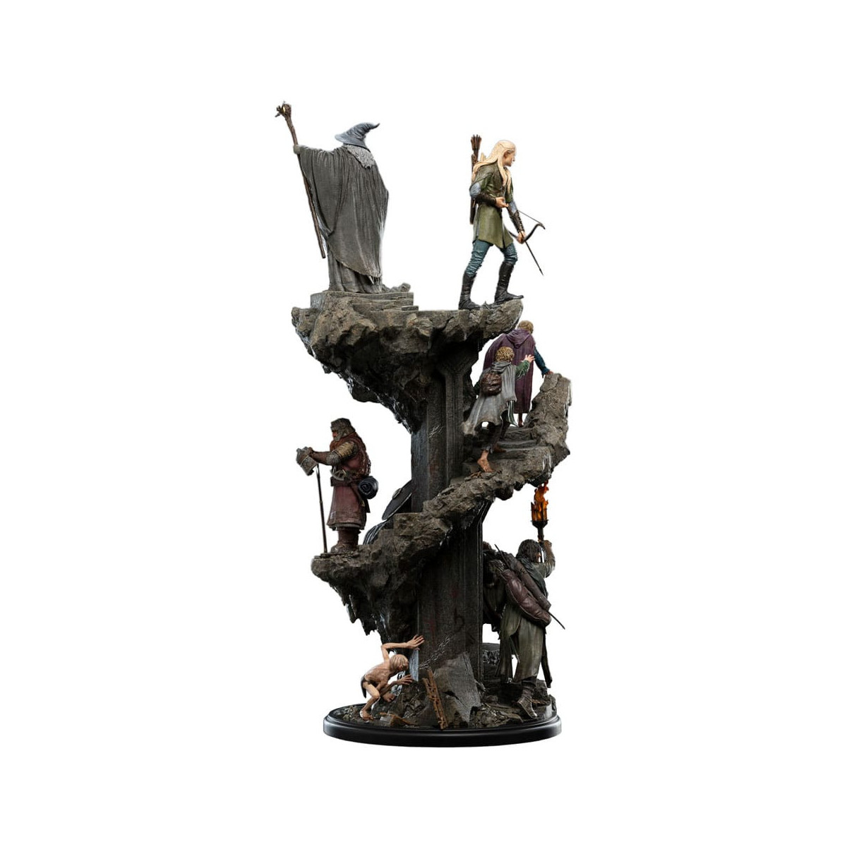 Der Herr der Ringe Statuette Masters Collection - Die Gemeinschaft des Ringes Limited Edition 1/6