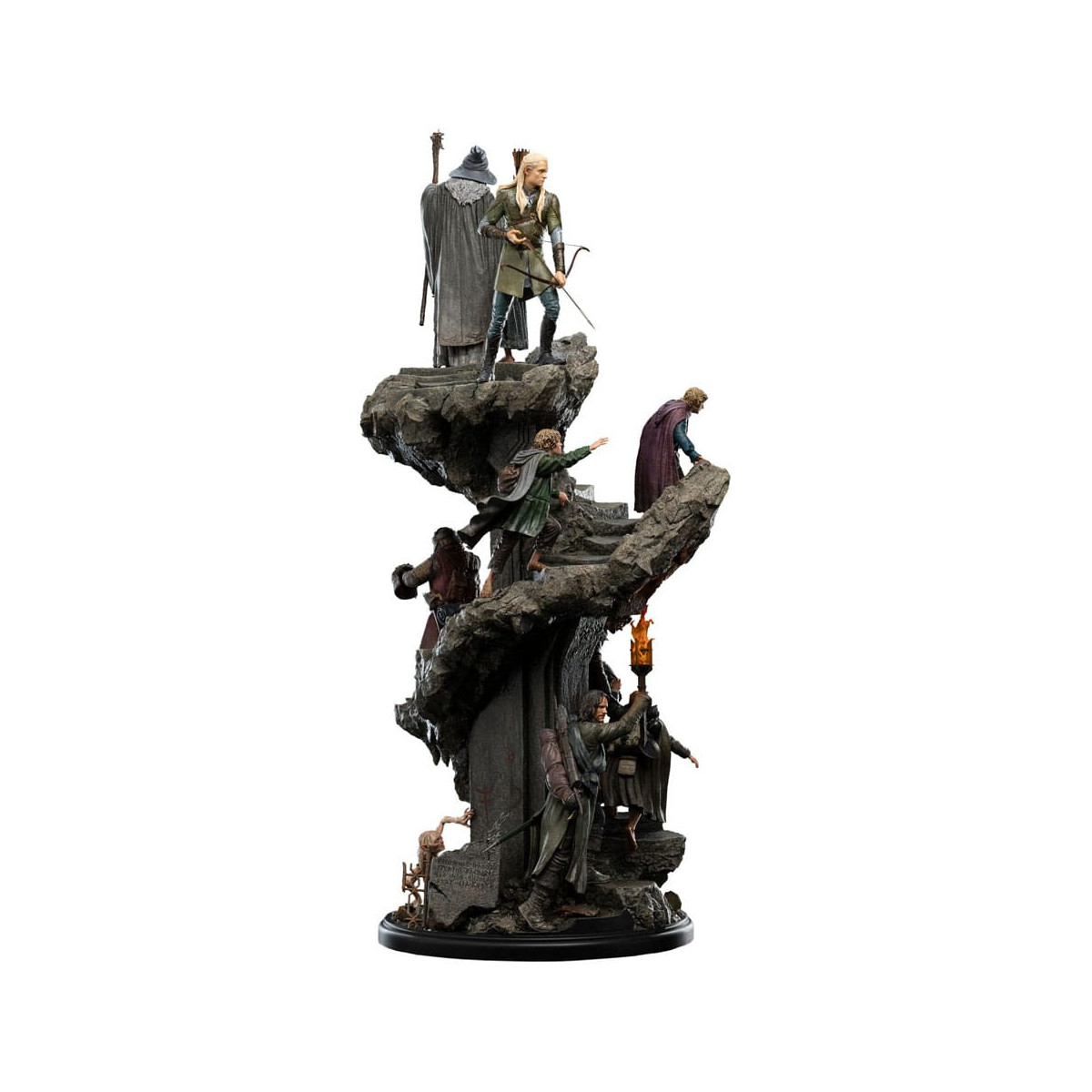 Der Herr der Ringe Statuette Masters Collection - Die Gemeinschaft des Ringes Limited Edition 1/6