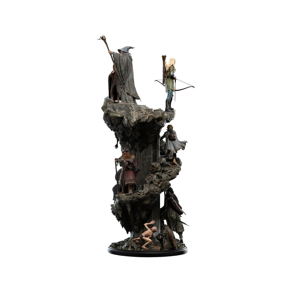 Der Herr der Ringe Statuette Masters Collection - Die Gemeinschaft des Ringes Limited Edition 1/6