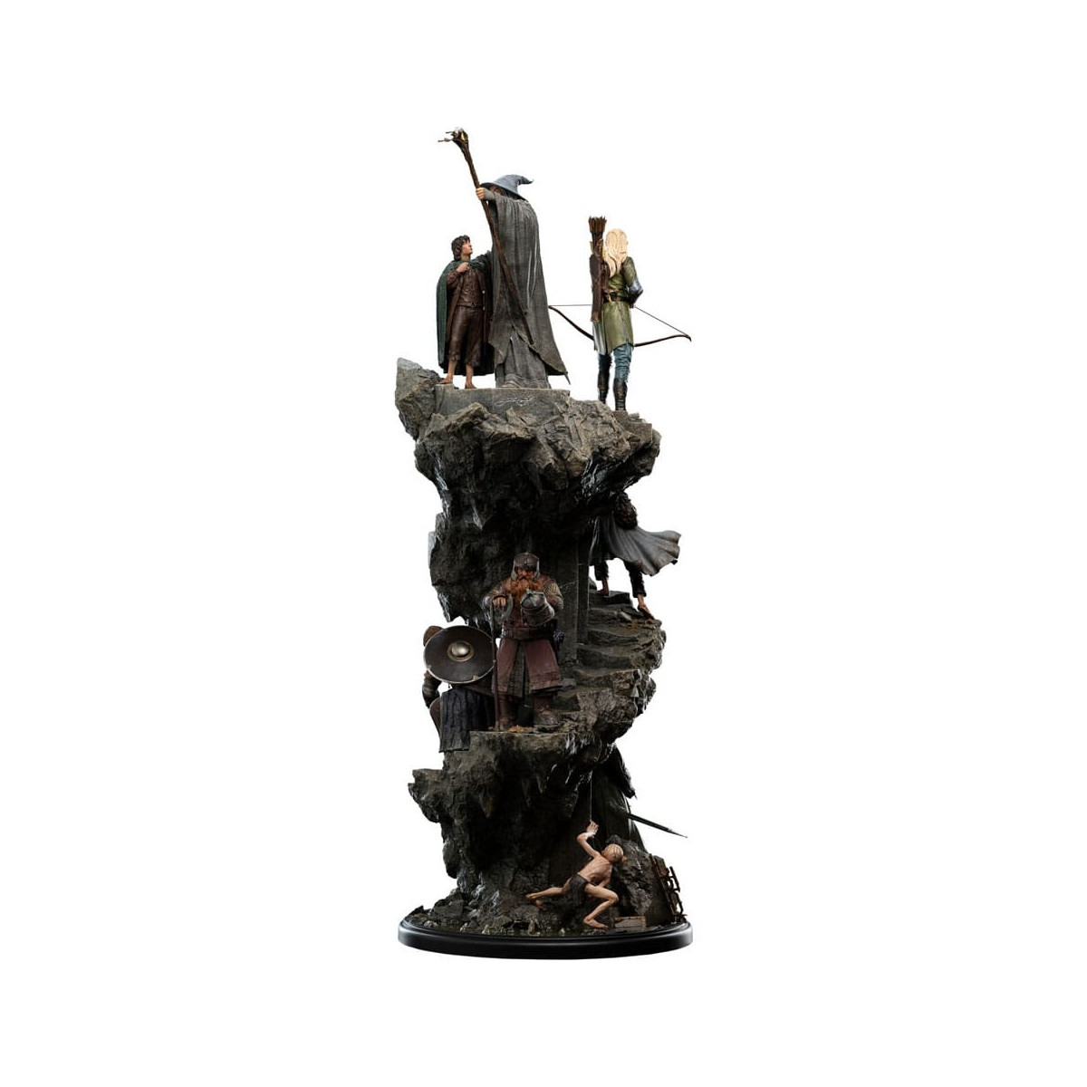 Der Herr der Ringe Statuette Masters Collection - Die Gemeinschaft des Ringes Limited Edition 1/6