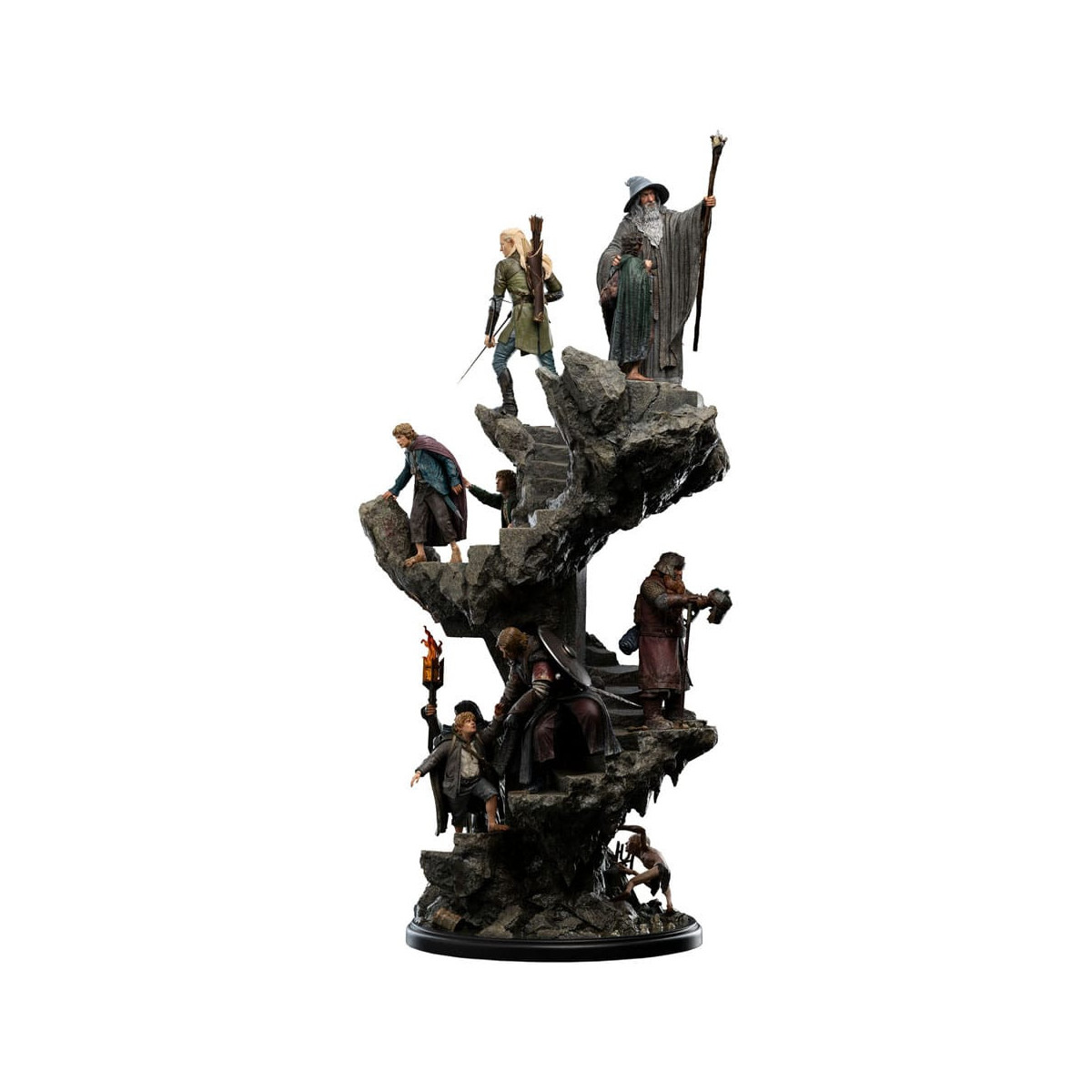 Der Herr der Ringe Statuette Masters Collection - Die Gemeinschaft des Ringes Limited Edition 1/6