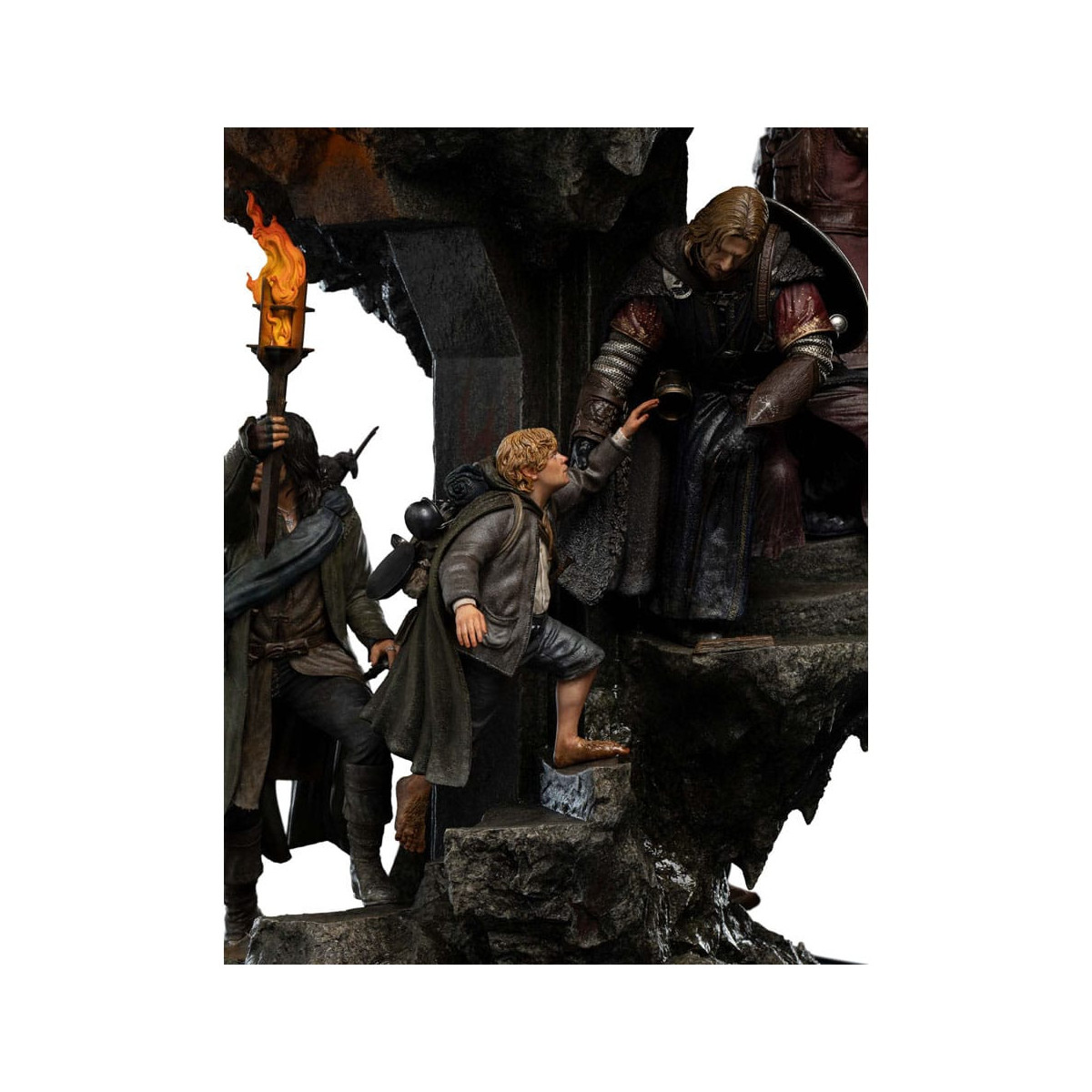 Der Herr der Ringe Statuette Masters Collection - Die Gemeinschaft des Ringes Limited Edition 1/6