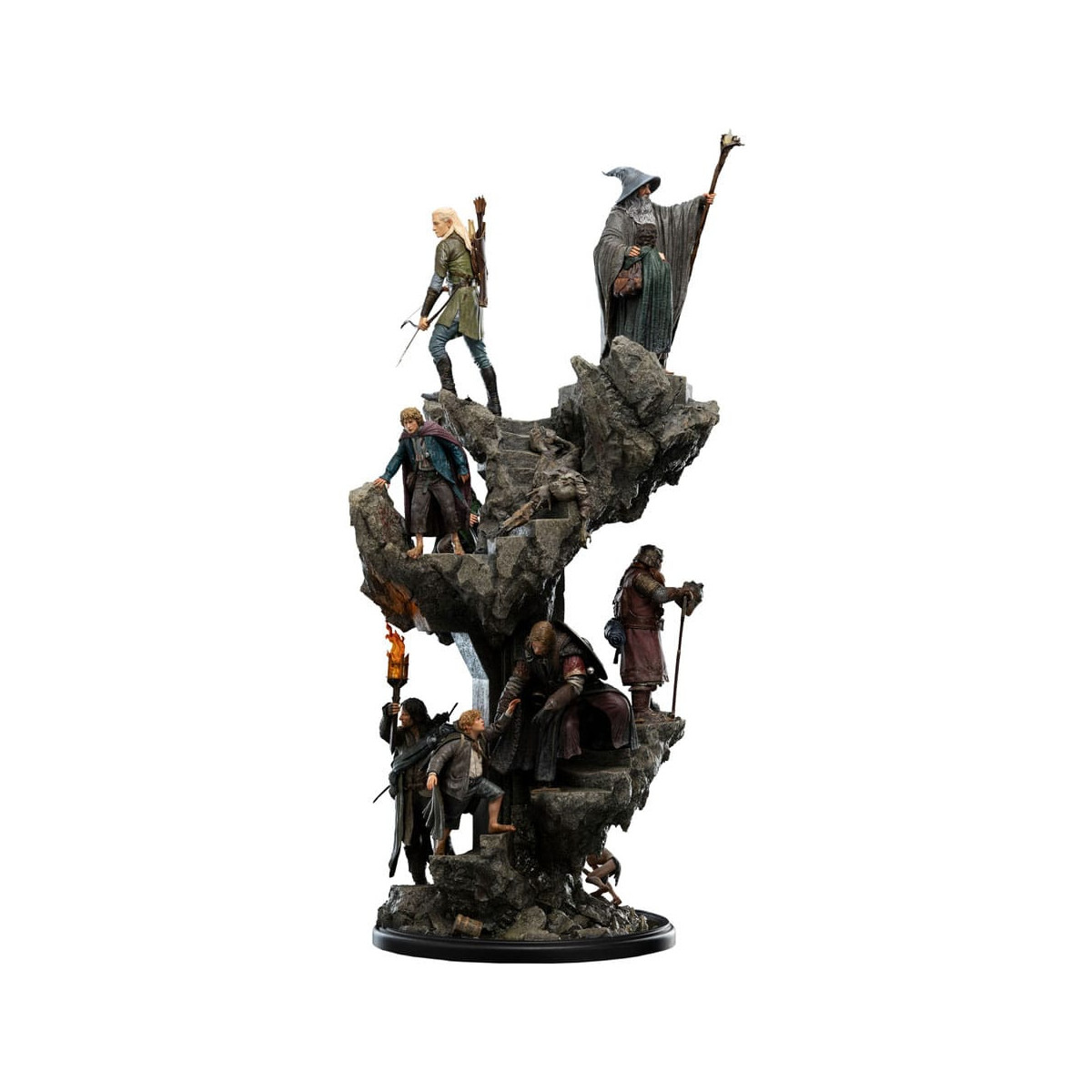 Der Herr der Ringe Statuette Masters Collection - Die Gemeinschaft des Ringes Limited Edition 1/6