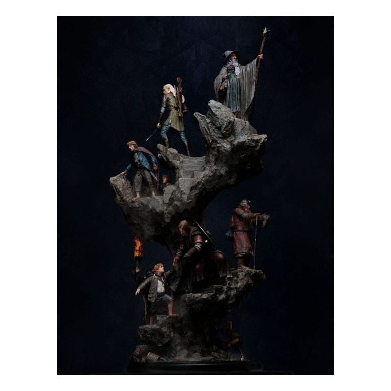 Der Herr der Ringe Statuette Masters Collection - Die Gemeinschaft des Ringes Limited Edition 1/6
