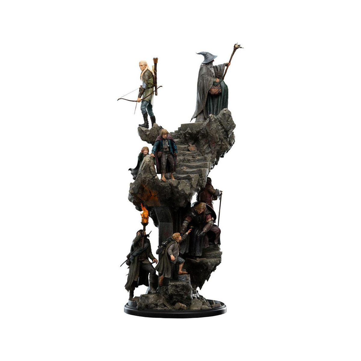 Der Herr der Ringe Statuette Masters Collection - Die Gemeinschaft des Ringes Limited Edition 1/6