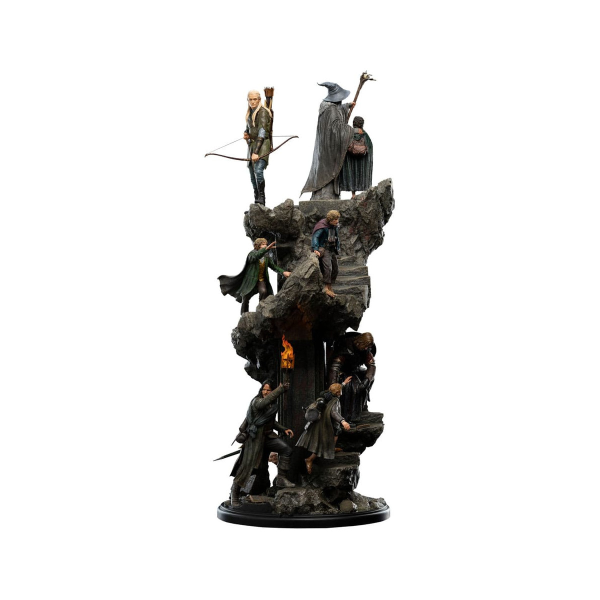 Der Herr der Ringe Statuette Masters Collection - Die Gemeinschaft des Ringes Limited Edition 1/6