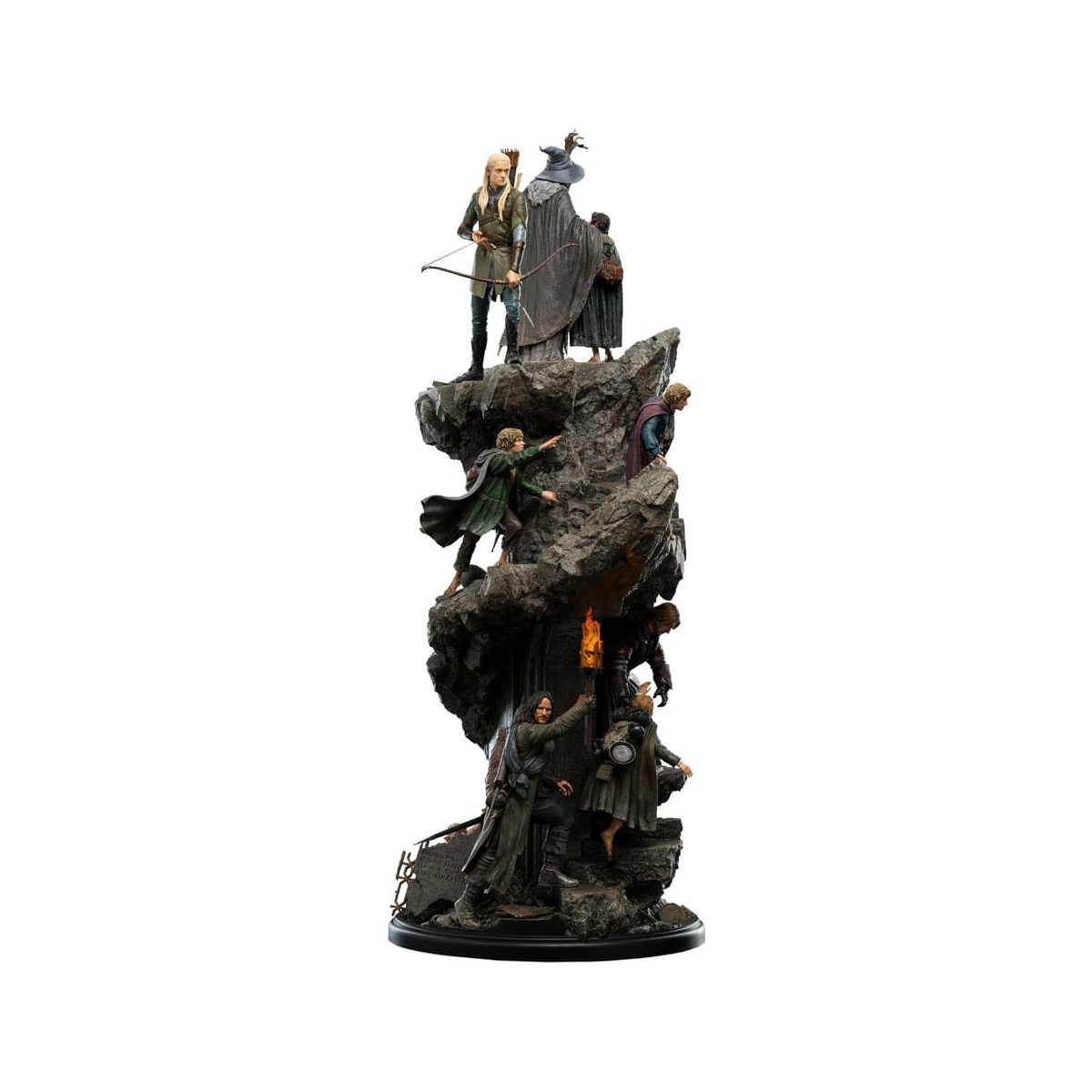 Der Herr der Ringe Statuette Masters Collection - Die Gemeinschaft des Ringes Limited Edition 1/6