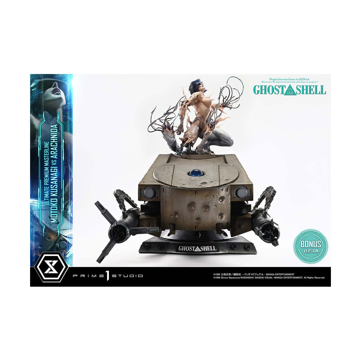 Prime 1 Studio Ghost in the Shell - Motoko Kusanagi vs Arachnida Bonus Version Ultimate Premium Masterline Serie 1/4