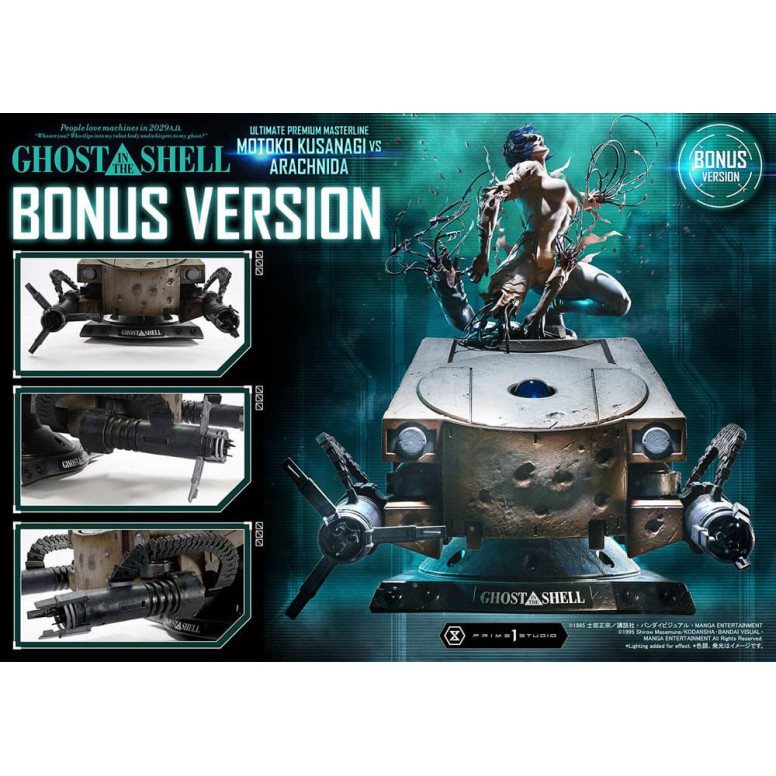 Prime 1 Studio Ghost in the Shell - Motoko Kusanagi vs Arachnida Bonus Version Ultimate Premium Masterline Serie 1/4