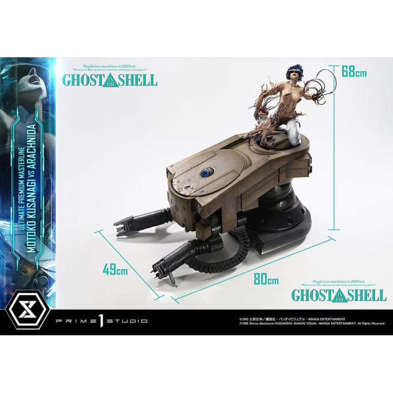 Prime 1 Studio Ghost in the Shell - Motoko Kusanagi vs Arachnida Bonus Version Ultimate Premium Masterline Serie 1/4