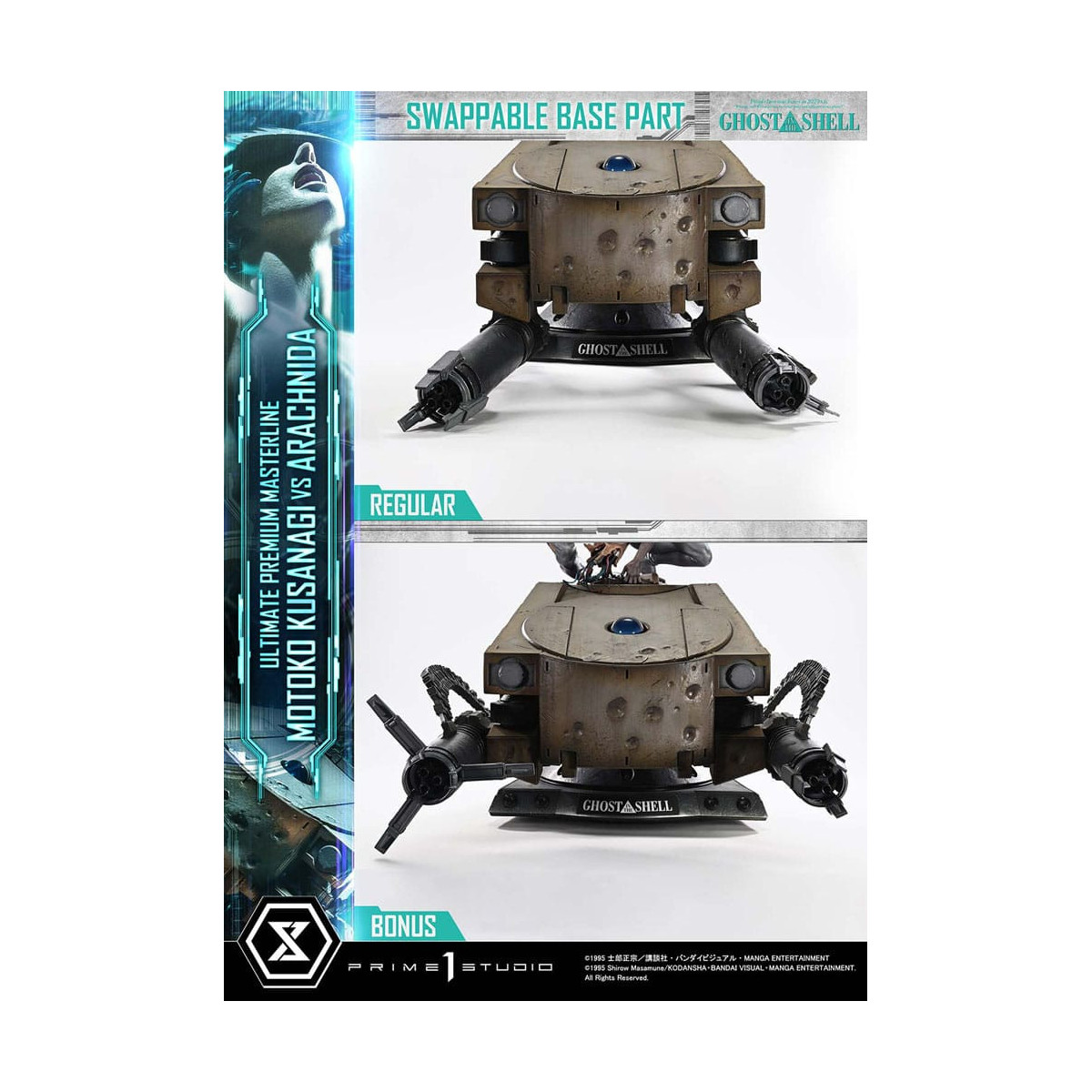 Prime 1 Studio Ghost in the Shell - Motoko Kusanagi vs Arachnida Bonus Version Ultimate Premium Masterline Serie 1/4