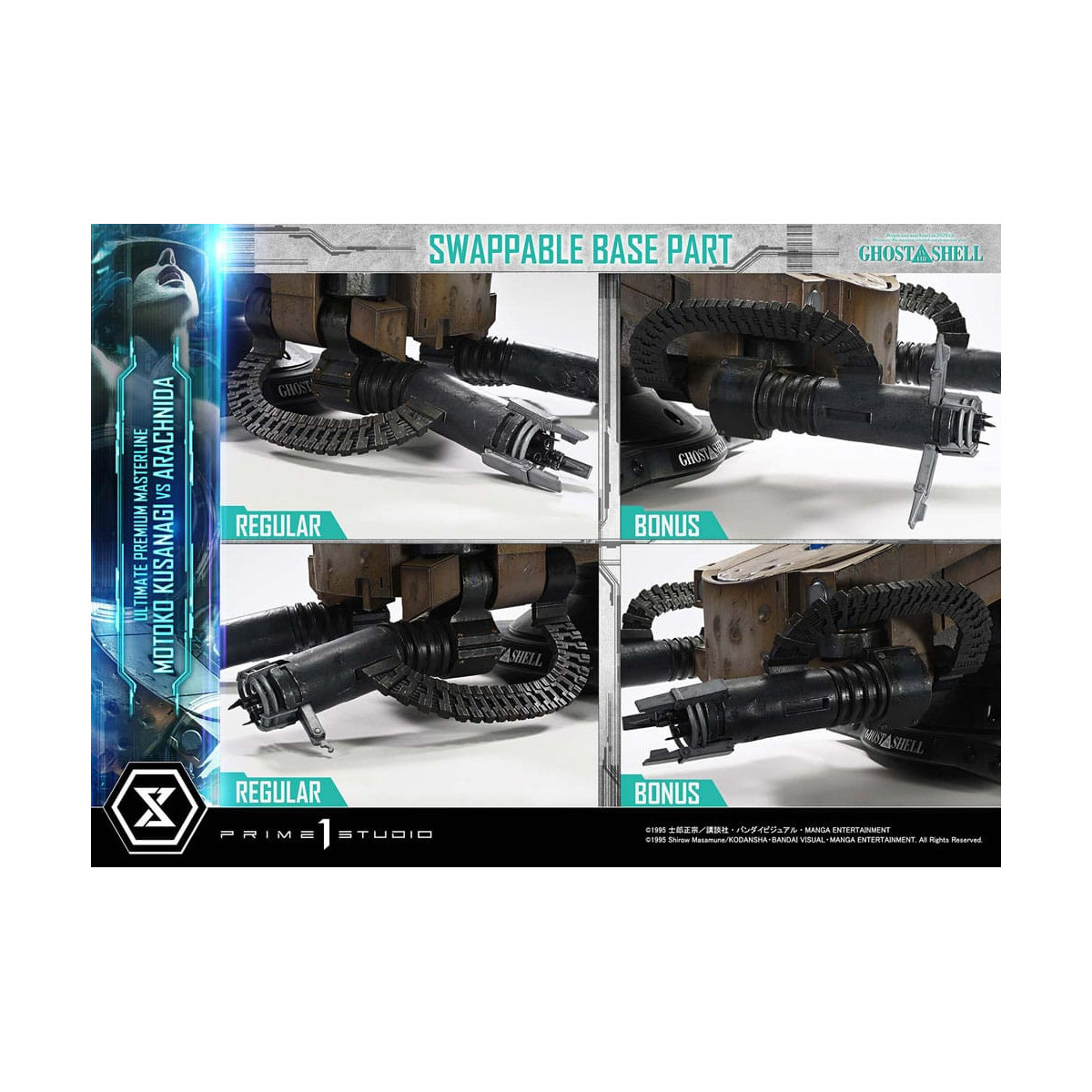 Prime 1 Studio Ghost in the Shell - Motoko Kusanagi vs Arachnida Bonus Version Ultimate Premium Masterline Serie 1/4