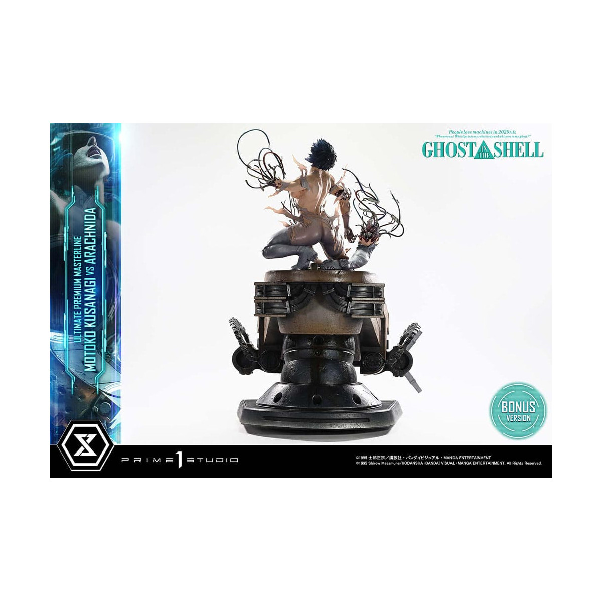 Prime 1 Studio Ghost in the Shell - Motoko Kusanagi vs Arachnida Bonus Version Ultimate Premium Masterline Serie 1/4