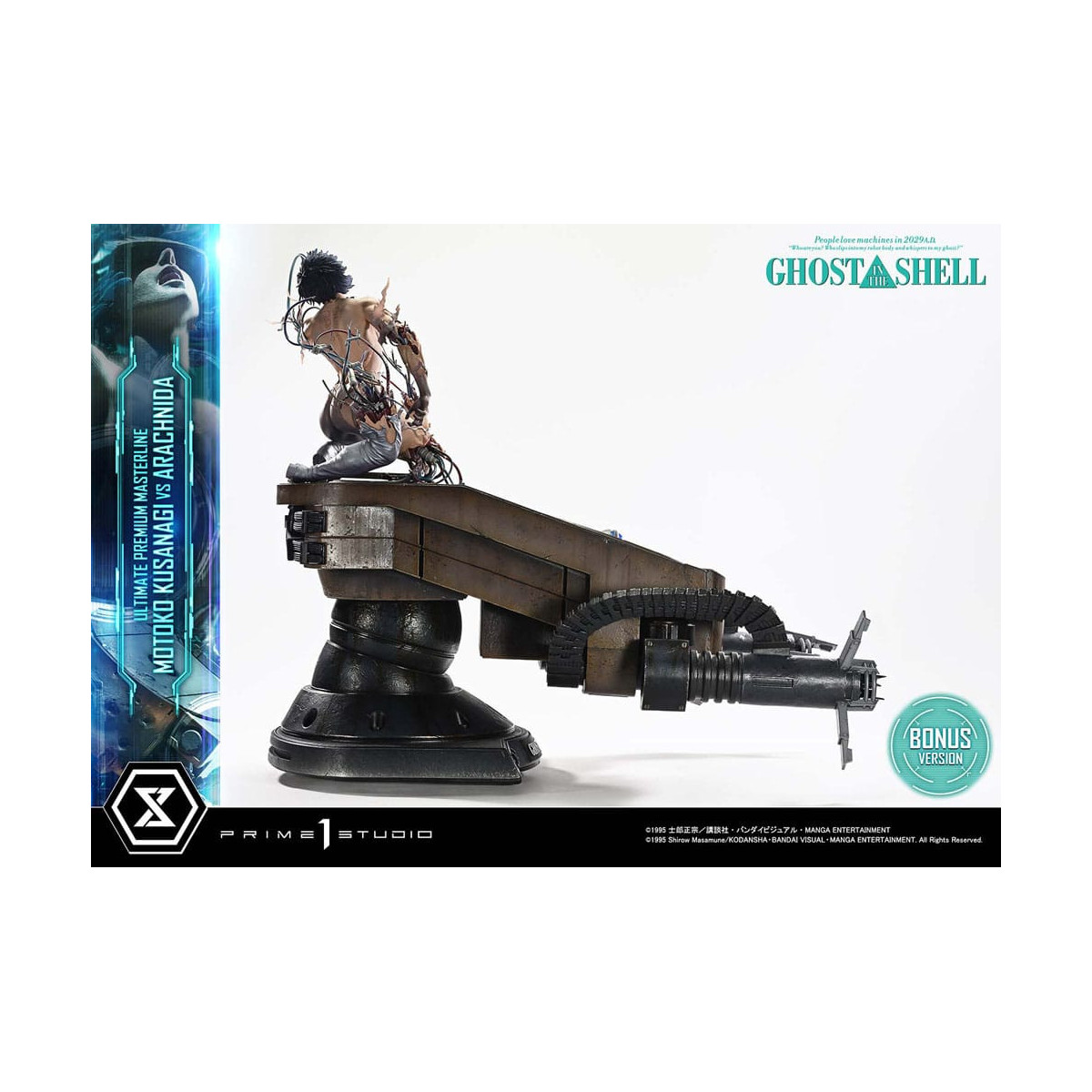 Prime 1 Studio Ghost in the Shell - Motoko Kusanagi vs Arachnida Bonus Version Ultimate Premium Masterline Serie 1/4