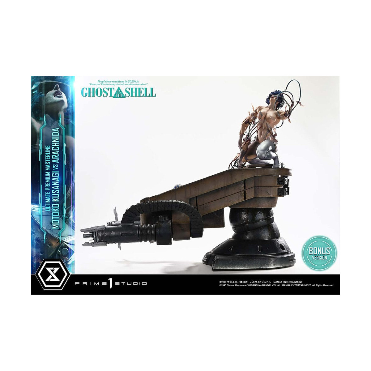Prime 1 Studio Ghost in the Shell - Motoko Kusanagi vs Arachnida Bonus Version Ultimate Premium Masterline Serie 1/4