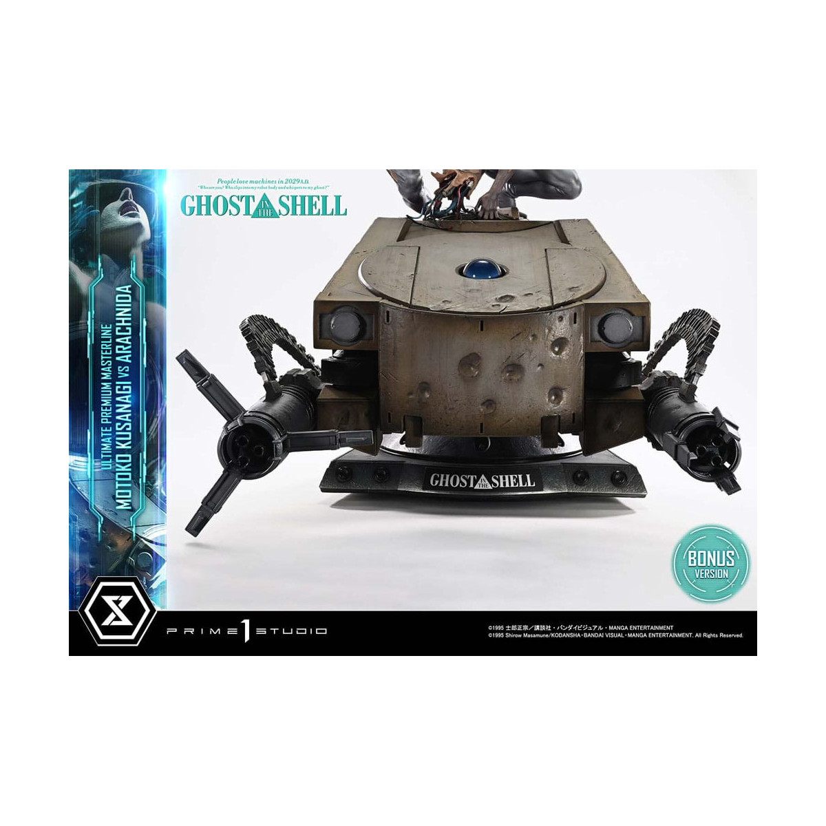 Prime 1 Studio Ghost in the Shell - Motoko Kusanagi vs Arachnida Bonus Version Ultimate Premium Masterline Serie 1/4