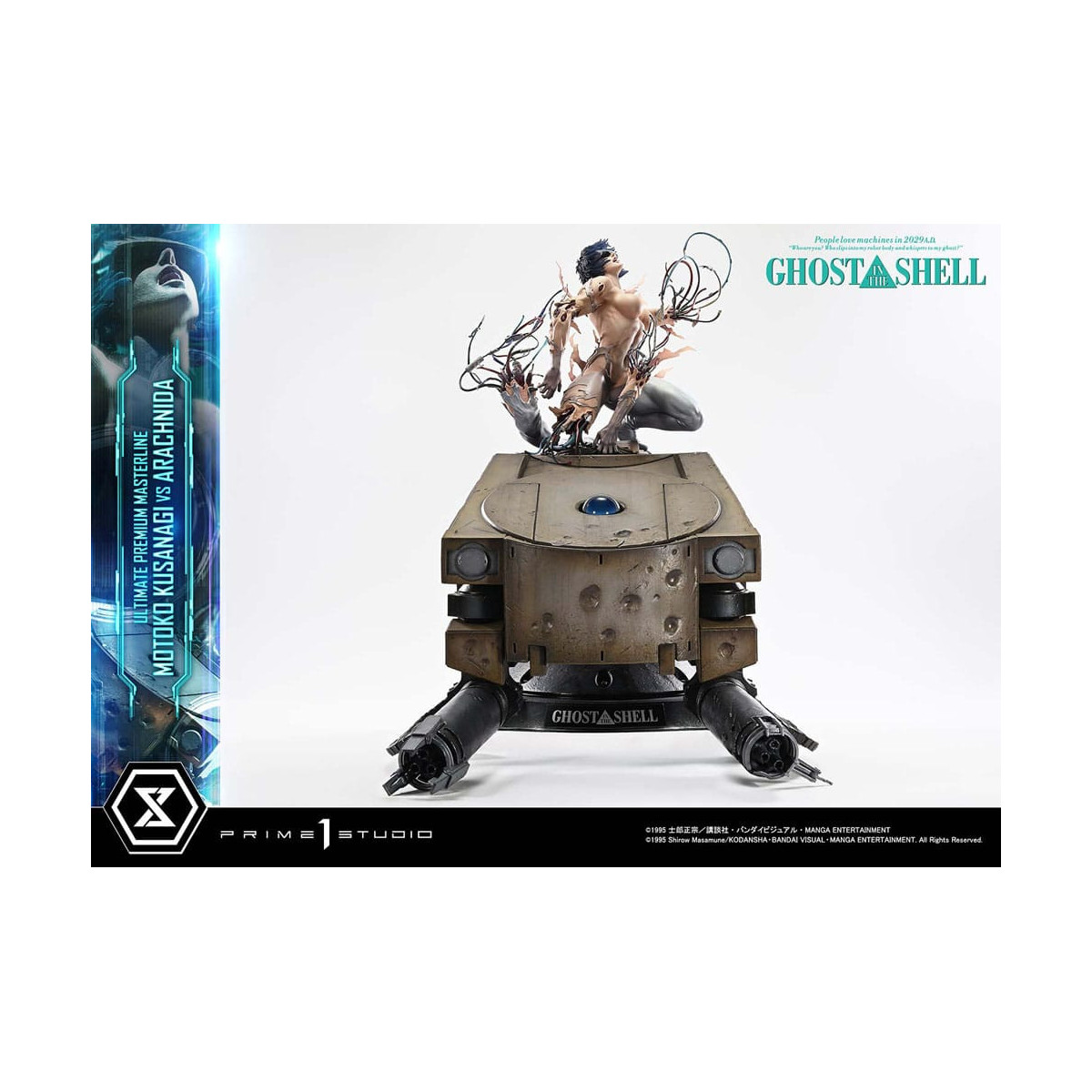 Prime 1 Studio Ghost in the Shell - Motoko Kusanagi vs Arachnida Bonus Version Ultimate Premium Masterline Serie 1/4