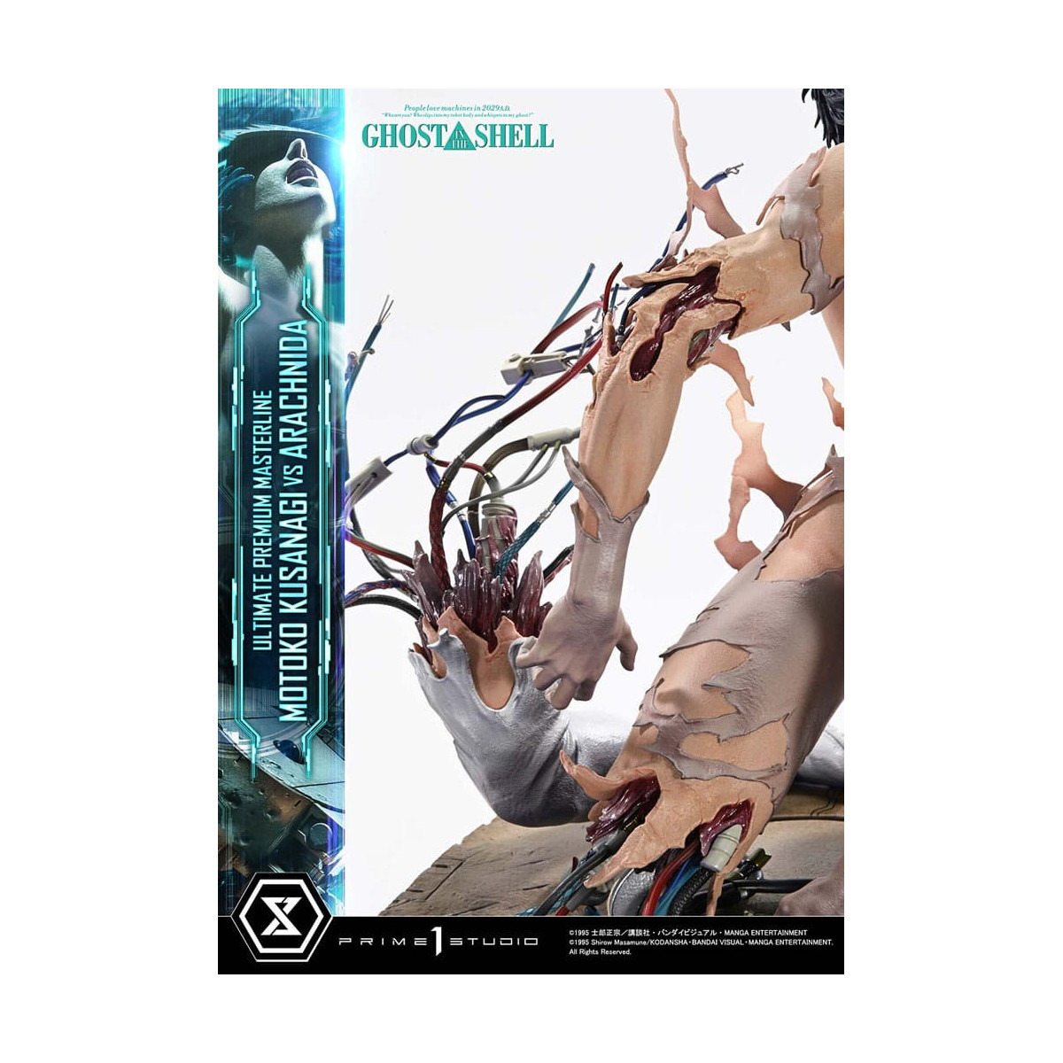 Prime 1 Studio Ghost in the Shell - Motoko Kusanagi vs Arachnida Bonus Version Ultimate Premium Masterline Serie 1/4