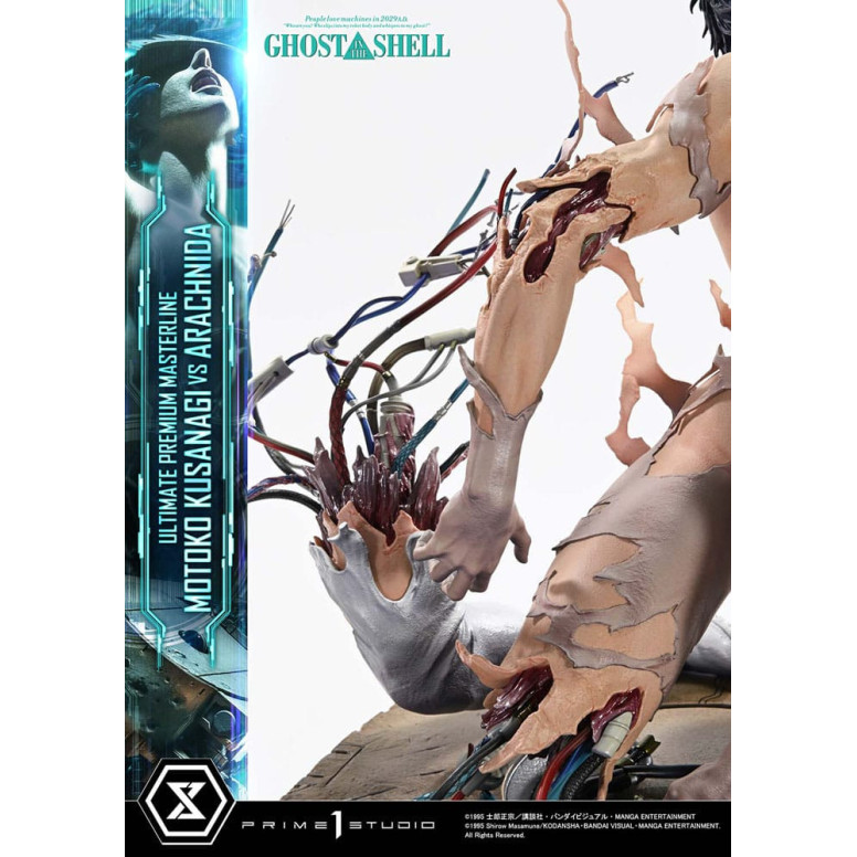 Prime 1 Studio Ghost in the Shell - Motoko Kusanagi vs Arachnida Bonus Version Ultimate Premium Masterline Serie 1/4