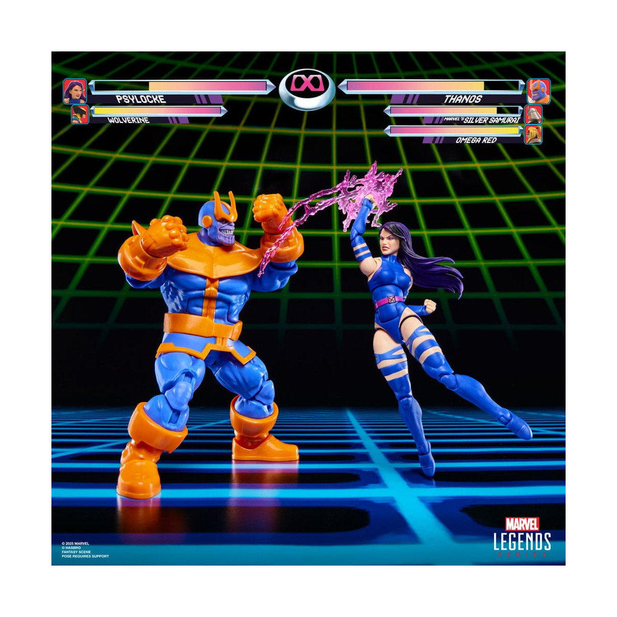 Hasbro Marvel Legends Serie Gamerverse - Psylocke vs. Thanos