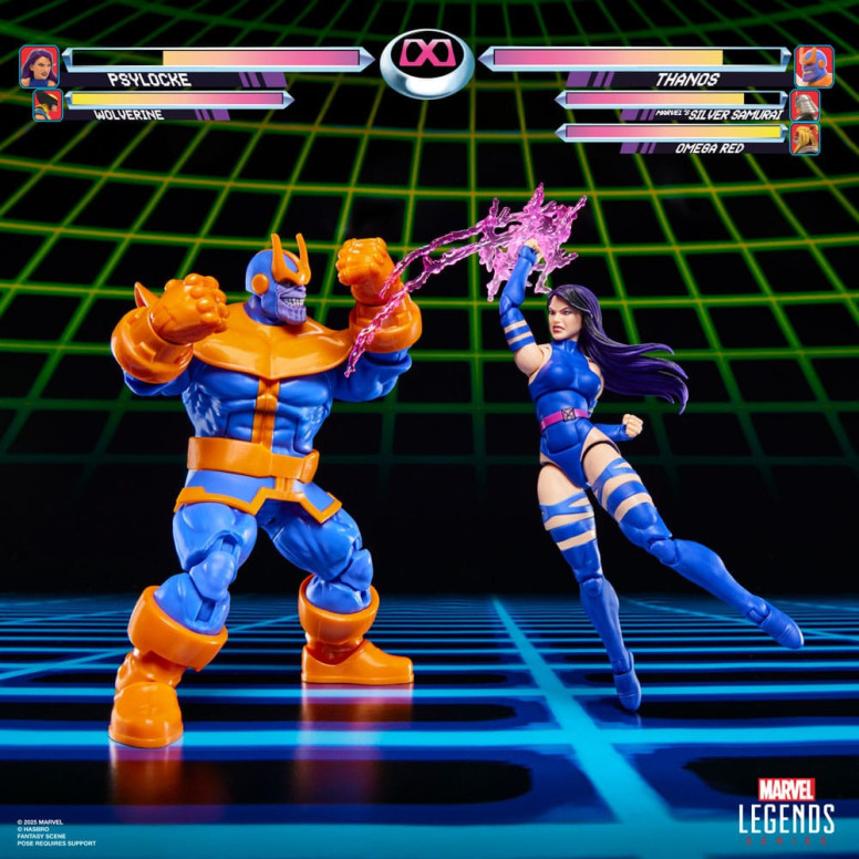 Hasbro Marvel Legends Serie Gamerverse - Psylocke vs. Thanos