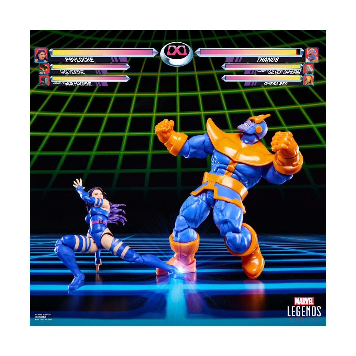 Hasbro Marvel Legends Serie Gamerverse - Psylocke vs. Thanos