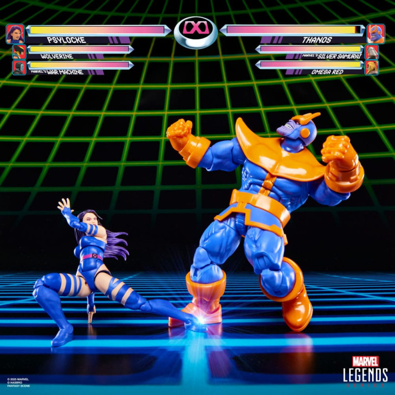 Hasbro Marvel Legends Serie Gamerverse - Psylocke vs. Thanos
