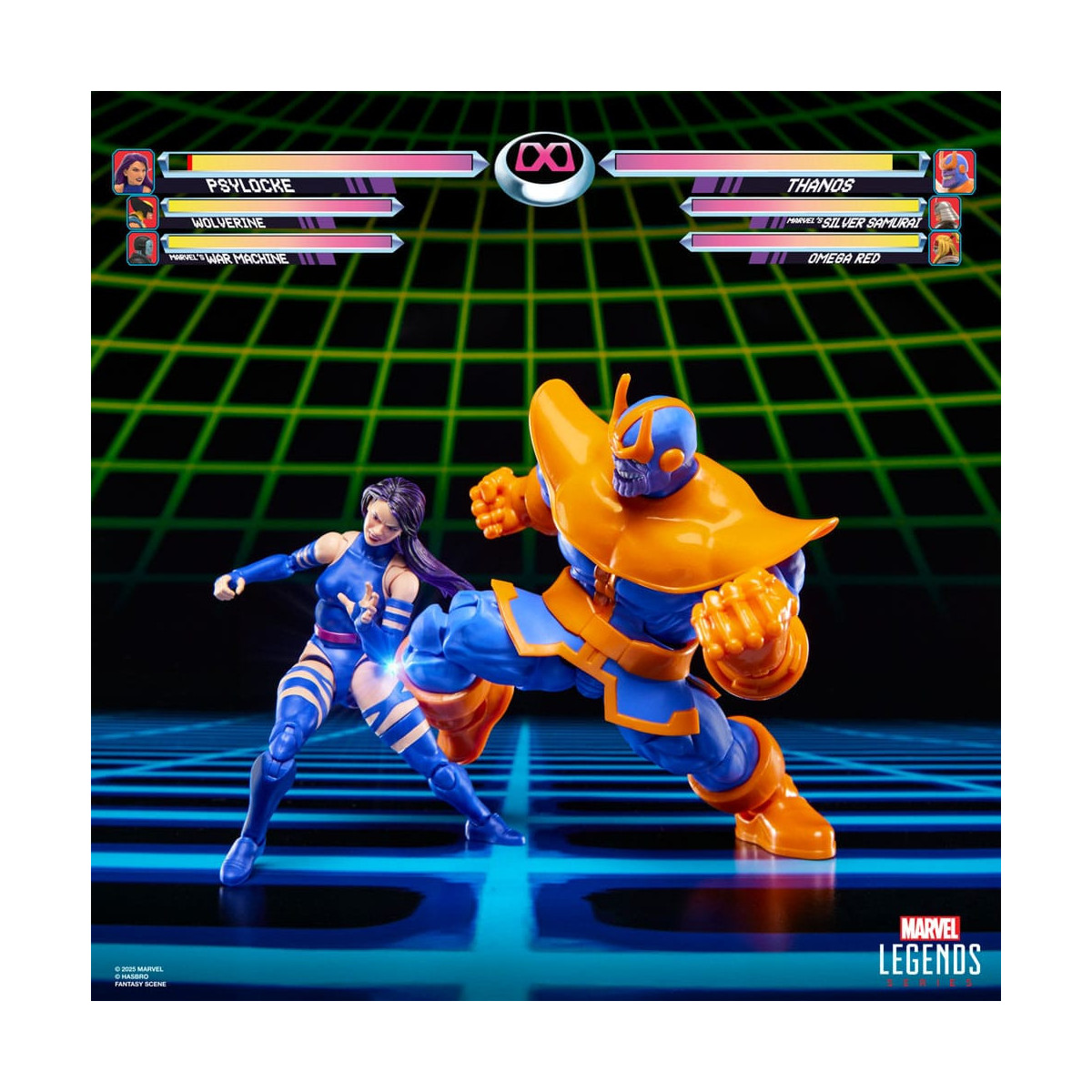 Hasbro Marvel Legends Serie Gamerverse - Psylocke vs. Thanos