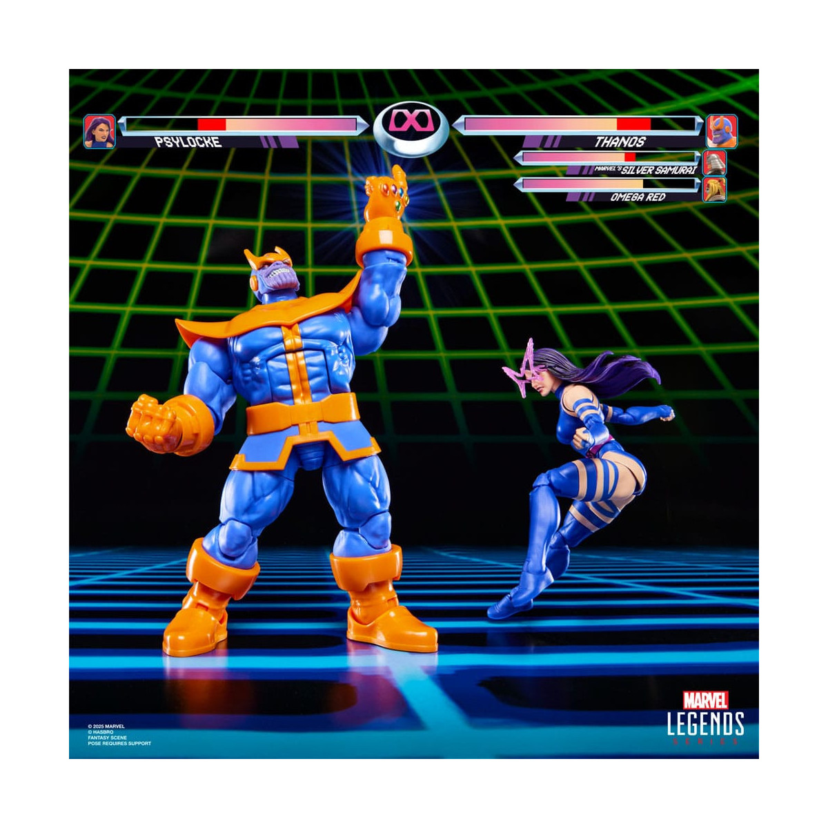 Hasbro Marvel Legends Serie Gamerverse - Psylocke vs. Thanos