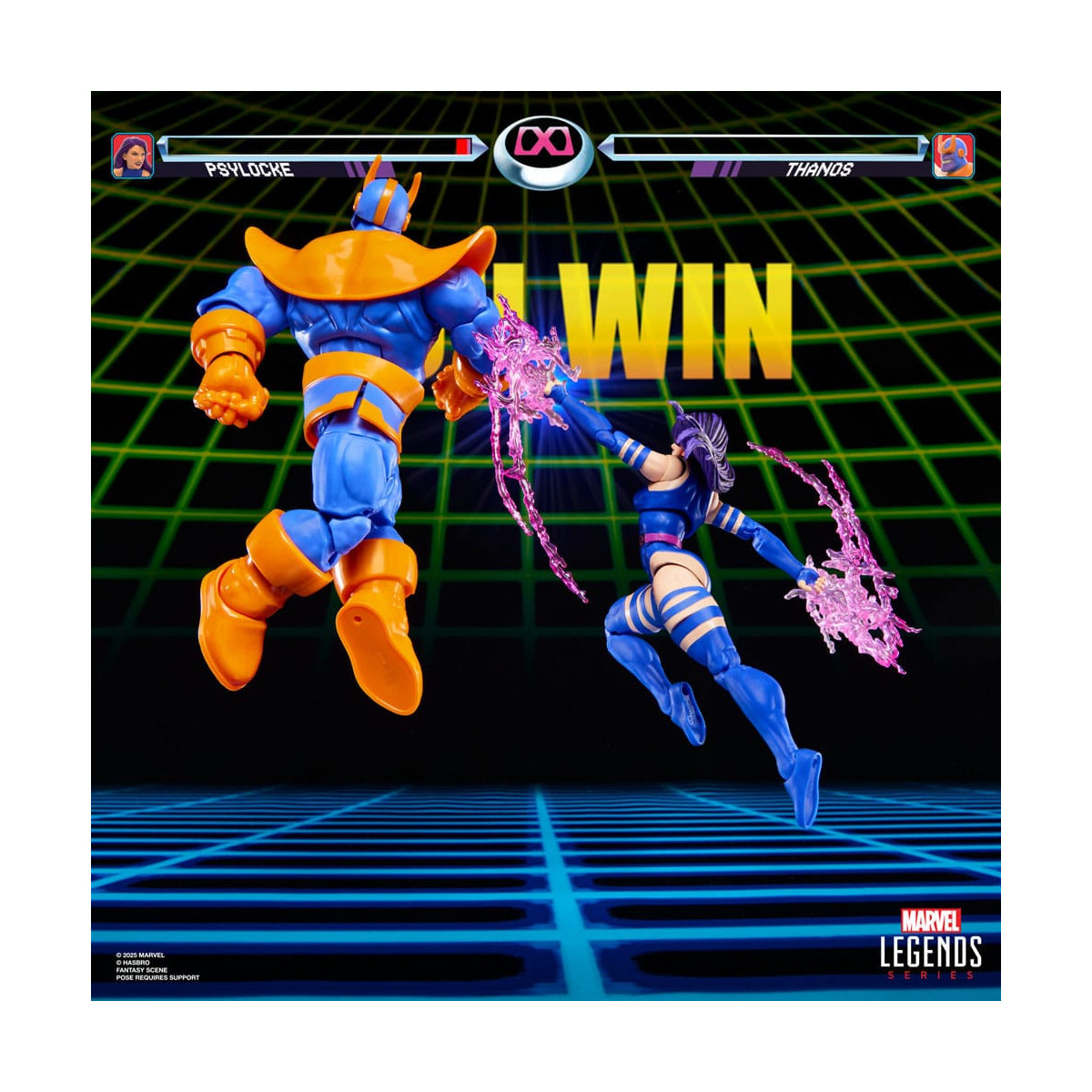 Hasbro Marvel Legends Serie Gamerverse - Psylocke vs. Thanos