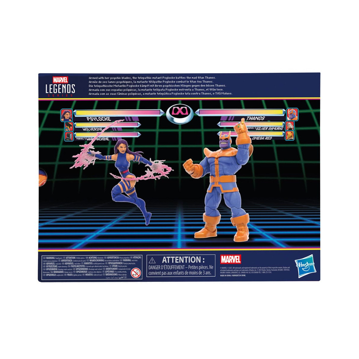 Hasbro Marvel Legends Serie Gamerverse - Psylocke vs. Thanos