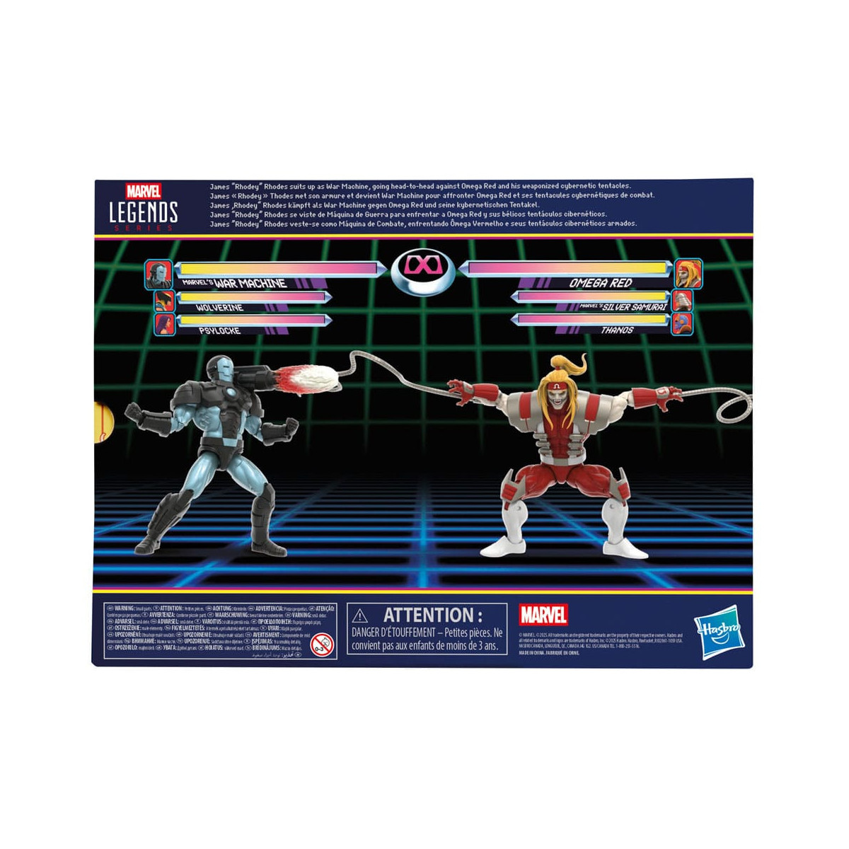 Hasbro Marvel Legends Serie Gamerverse - Kriegsmaschine vs. Omega Red