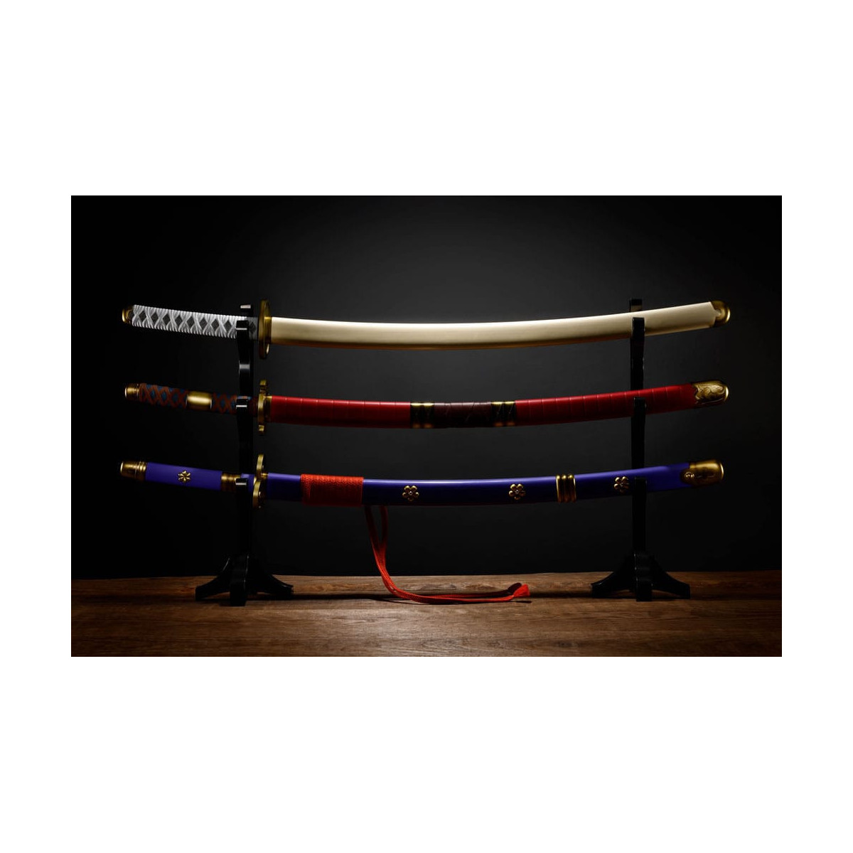 Bandai Tamashii - One Piece - Roronoa Zoro Drei Schwert Stil Set 1/1 - Set 3 Replik Schwerter