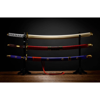 Bandai Tamashii - One Piece - Roronoa Zoro Drei Schwert Stil Set 1/1 - Set 3 Replik Schwerter