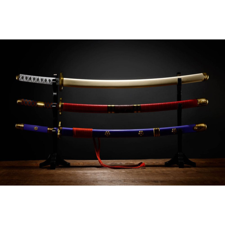 Bandai Tamashii - One Piece - Roronoa Zoro Drei Schwert Stil Set 1/1 - Set 3 Replik Schwerter