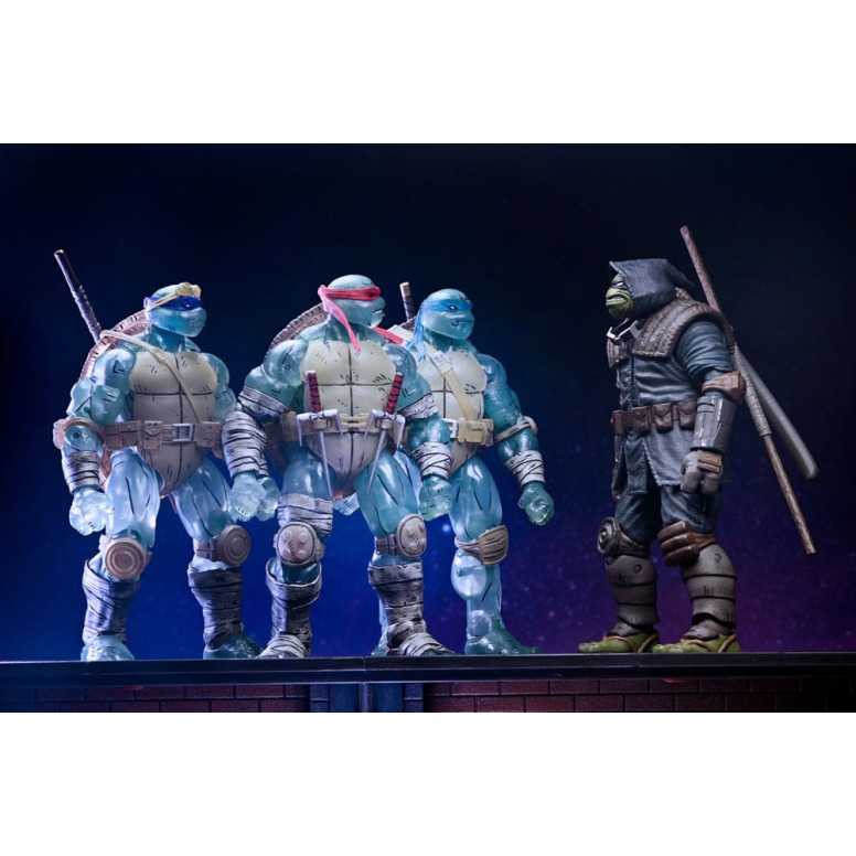 NECA - IDW Comics - Ghost Brothers 3er Pack - Der letzte Ronin - TMNT