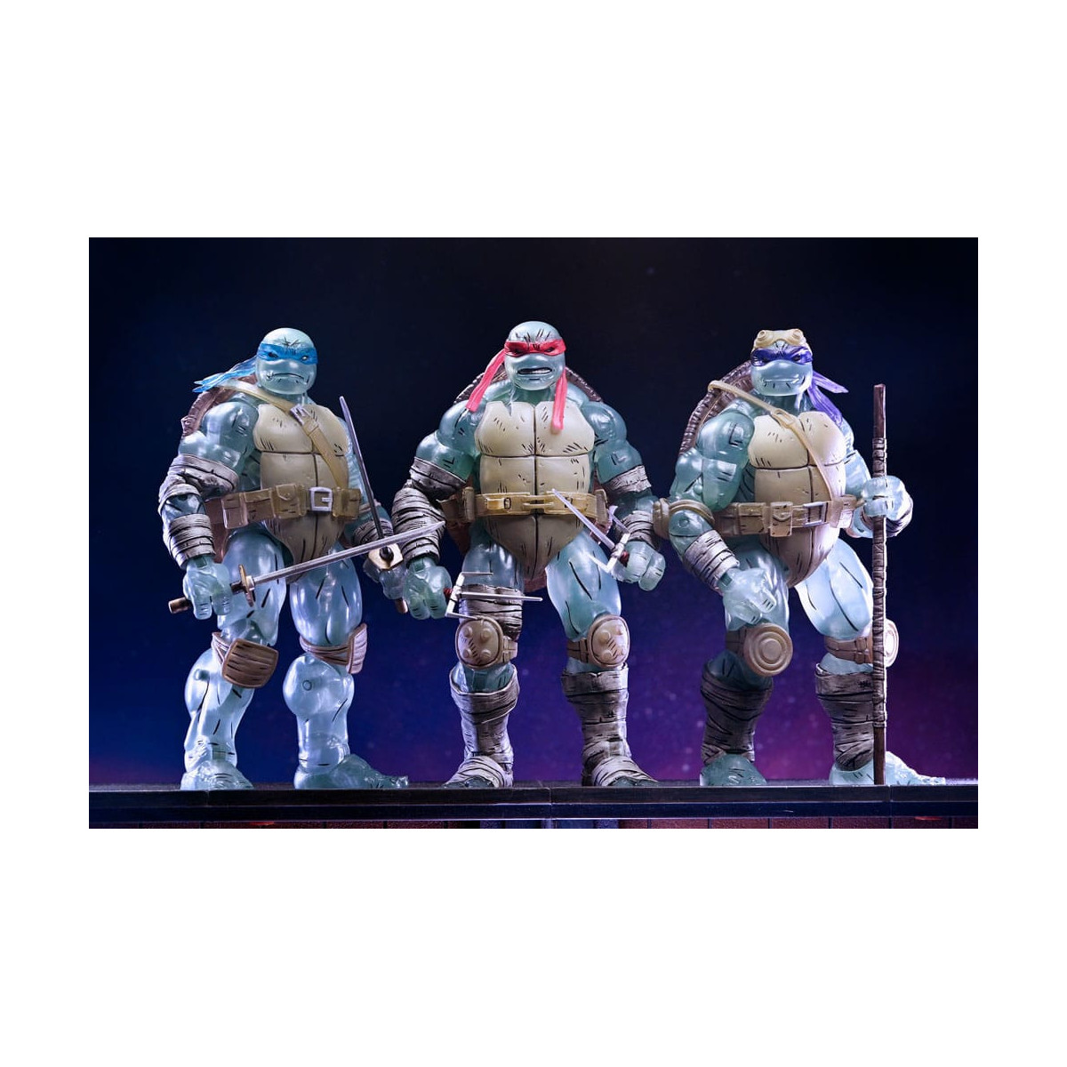 NECA - IDW Comics - Ghost Brothers 3er Pack - Der letzte Ronin - TMNT