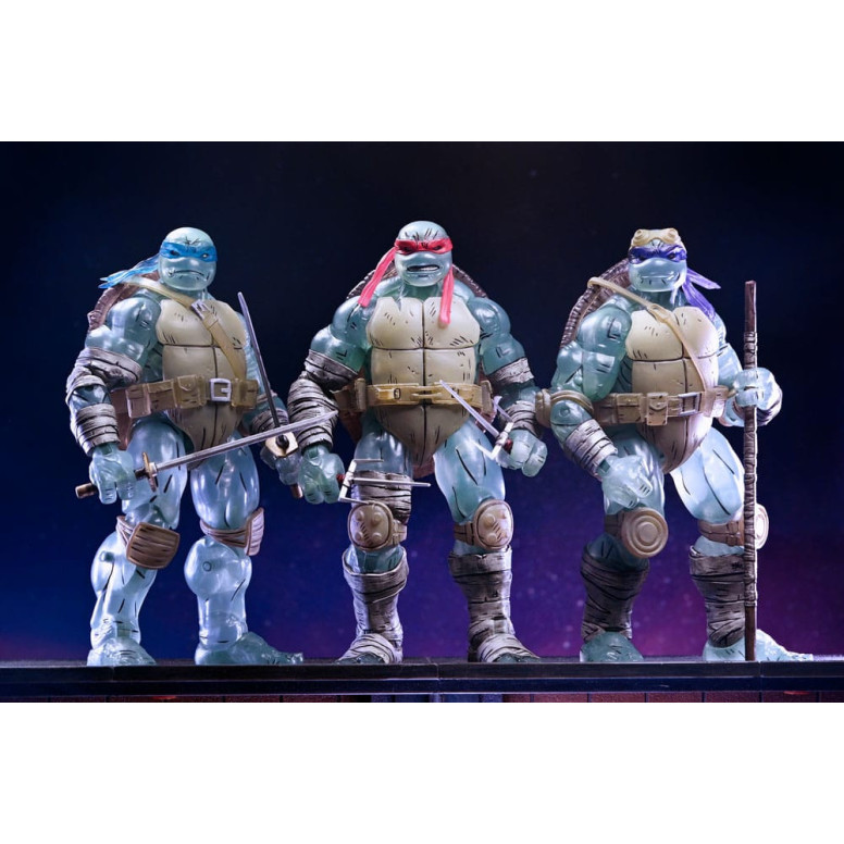 NECA - IDW Comics - Ghost Brothers 3er Pack - Der letzte Ronin - TMNT