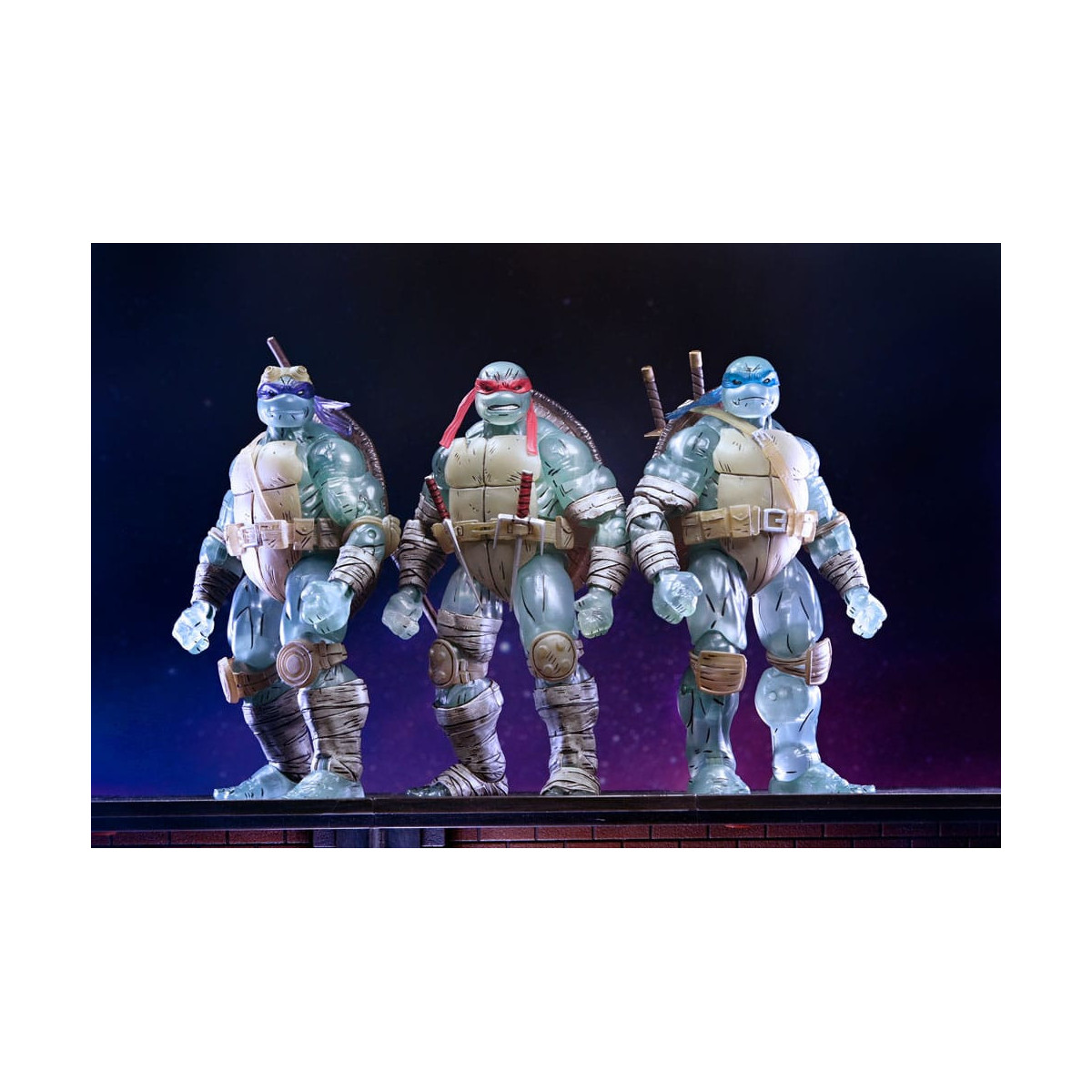 NECA - IDW Comics - Ghost Brothers 3er Pack - Der letzte Ronin - TMNT