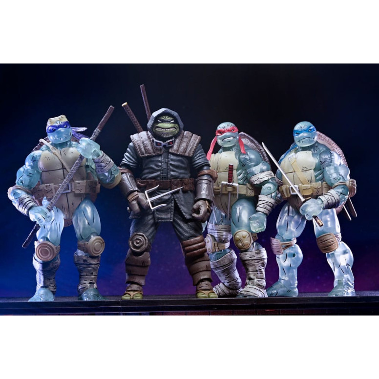NECA - IDW Comics - Ghost Brothers 3er Pack - Der letzte Ronin - TMNT